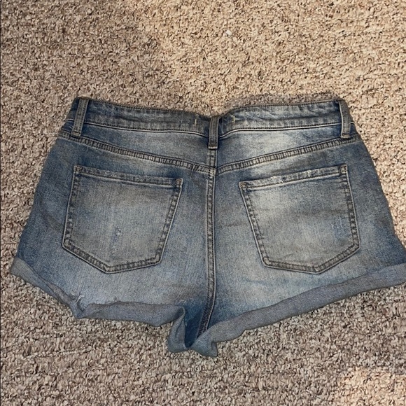 Willow+Root High Rise Jean Shorts - Picture 2 of 3
